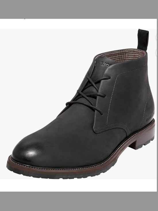 Cole Haan Grand Men’s Berkshire Lug Chukka Boot 11M Black Leather main image 6